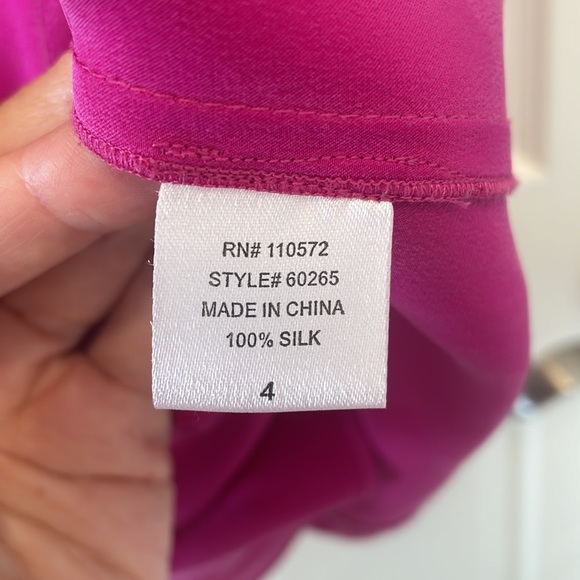 Twelfth Street by Cynthia Vincent Hot Pink Ruffle Mini Dress - Picture 3 of 4